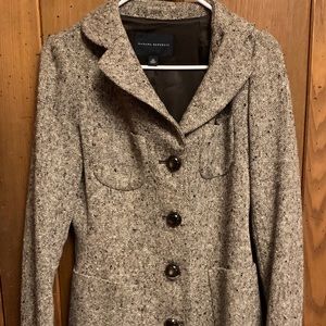 Banana Republic Brown peacoat size XS
